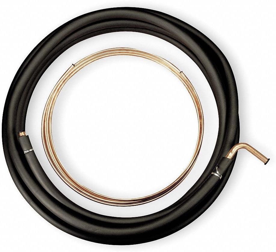 Refrigerant Line Set, Copper Roll, L 30 Ft