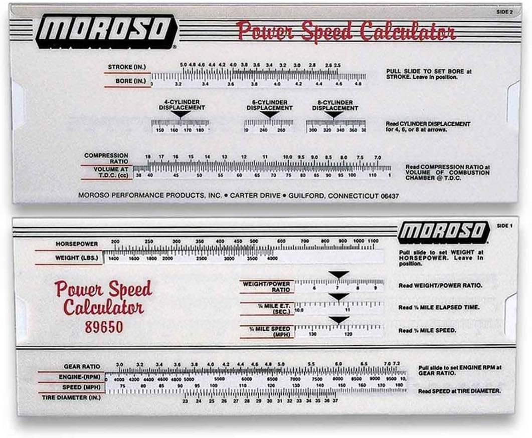 89650 POWER-SPEED CALCULATOR