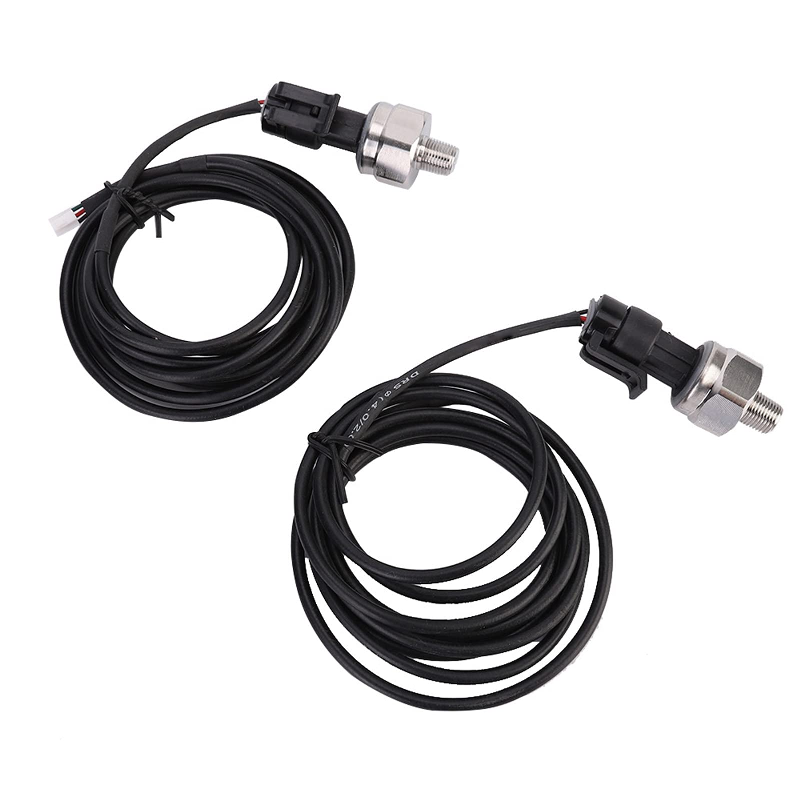 Tbest Misuratore di pressione dell'aria PSI per auto da 2 pollici, 52 mm, doppio display digitale, kit sensore di marcia, aggiornamento professionale del bordo in lega di alluminio