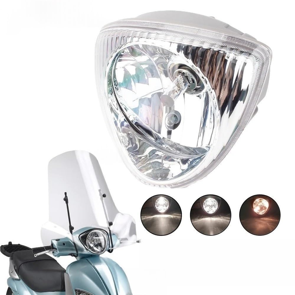 Phare moto Moto 12V ampoule phares lampe DRL HI/LO faisceau Scooter E6 phare pour FLY 50 2T 4T 100 125 Euro 3 150
