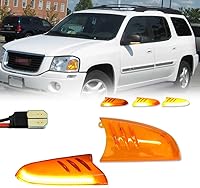 Vista 9 de para Buick Rainier 2004-2007, Chevrolet Trailblazer GMC Envoy 2002-2009 y Oldsmobile Bravada 2002-2004 Lente Ahumado Conjunto de Carcasa de Luces