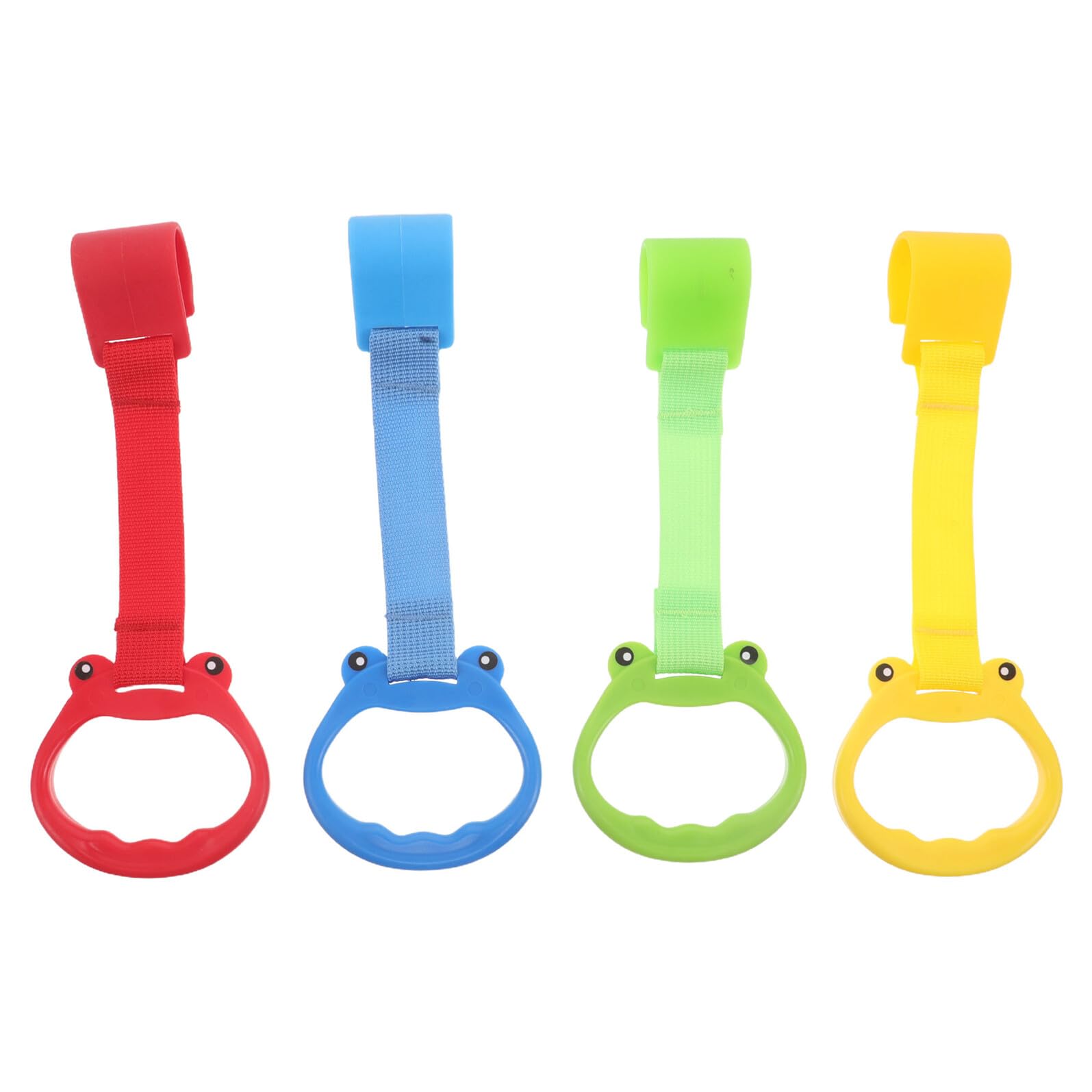 Baby Pull up Rings for Playpen 4pcs PVC Nylon Walking