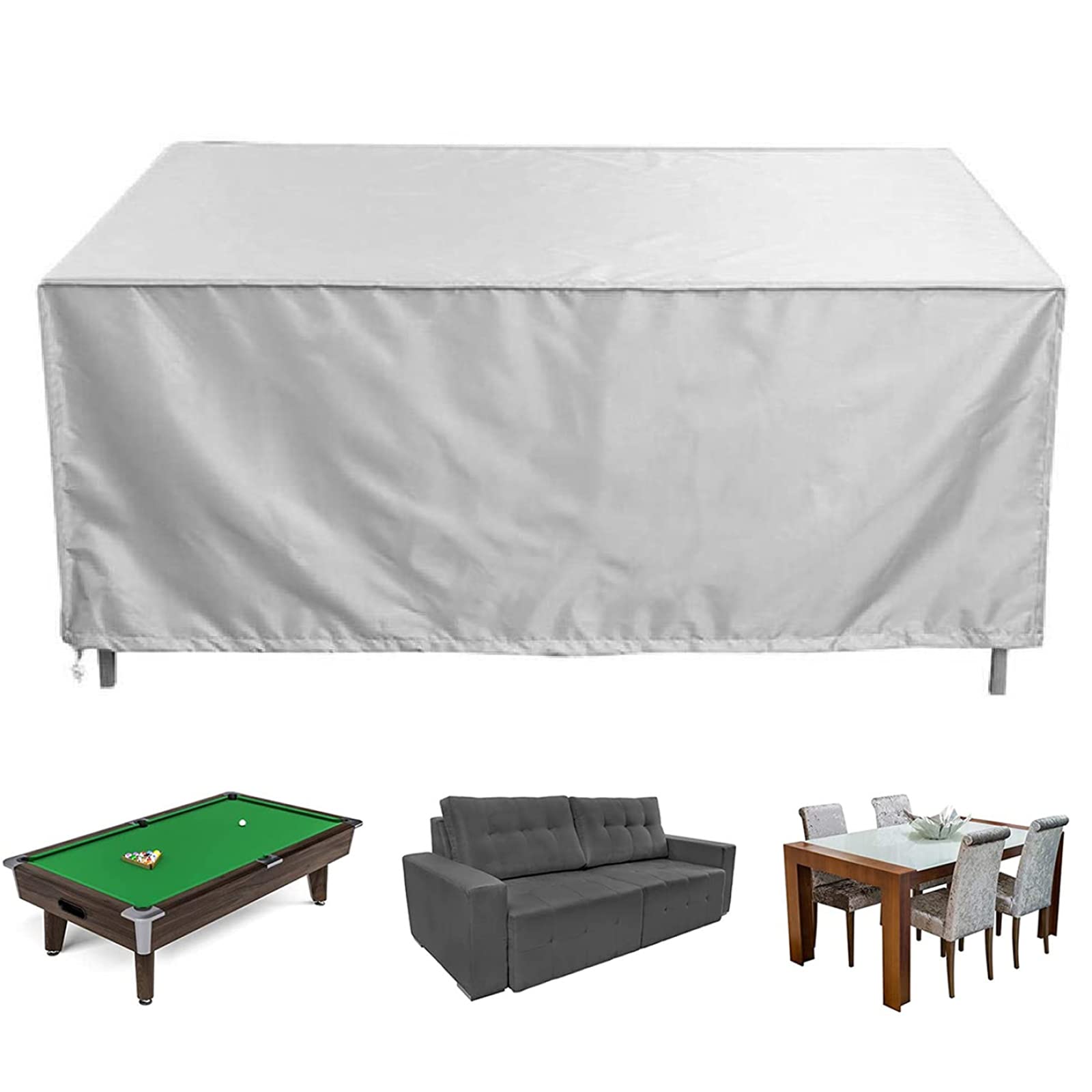 Housse de table de billard anti-UV bâche extérieure imperméable résistante