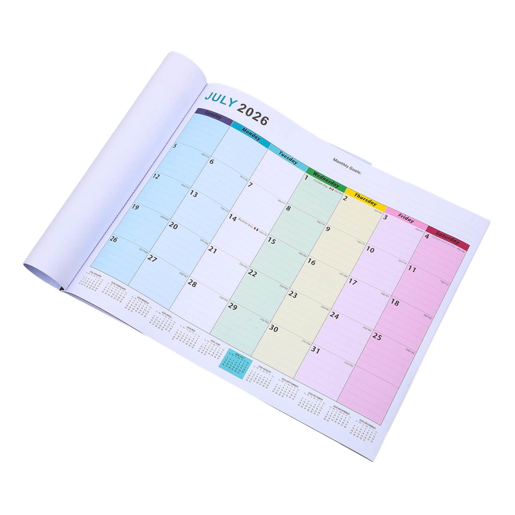 Calendario Casero Póster Calendario De Pared Para El Mes De Pared