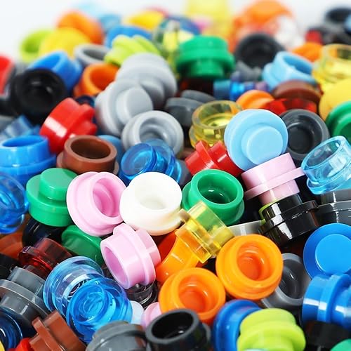 Miniatura 9 de 2800 piezas de ladrillos de píxel, placas redondas 1 x 1  28 colores de bloques de construcción piezas y piezas  Pixel Arts Dots Kit de accesorios