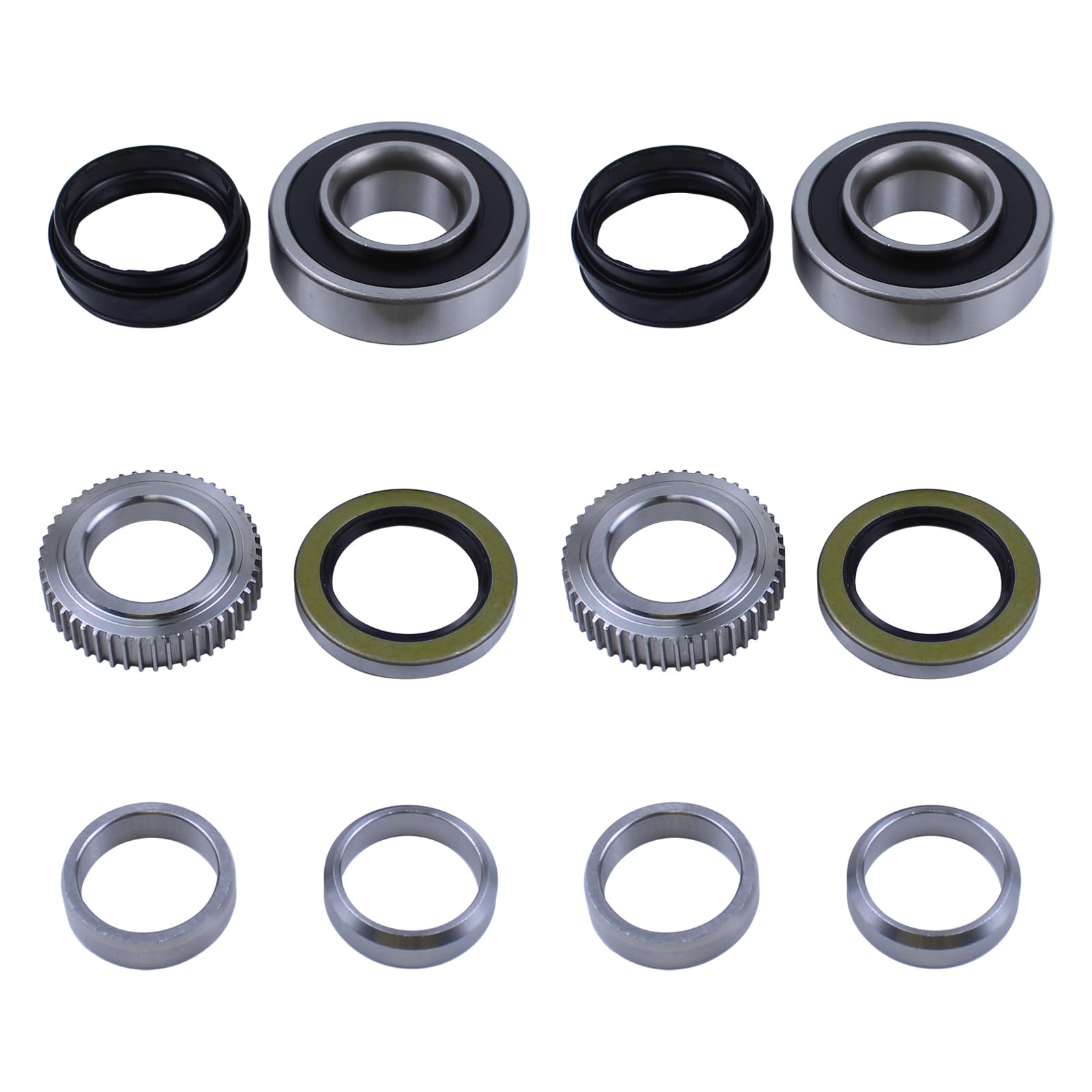 Photo 1 of MOTOKU Left & Right Rear Wheel Bearing and Seal Set for Toyota 4Runner 1984-2002 Tacoma 1995-2004 Tundra 2000-2006 T100 1993-1998 Pickup 1969-1995 Crown 1968-1970