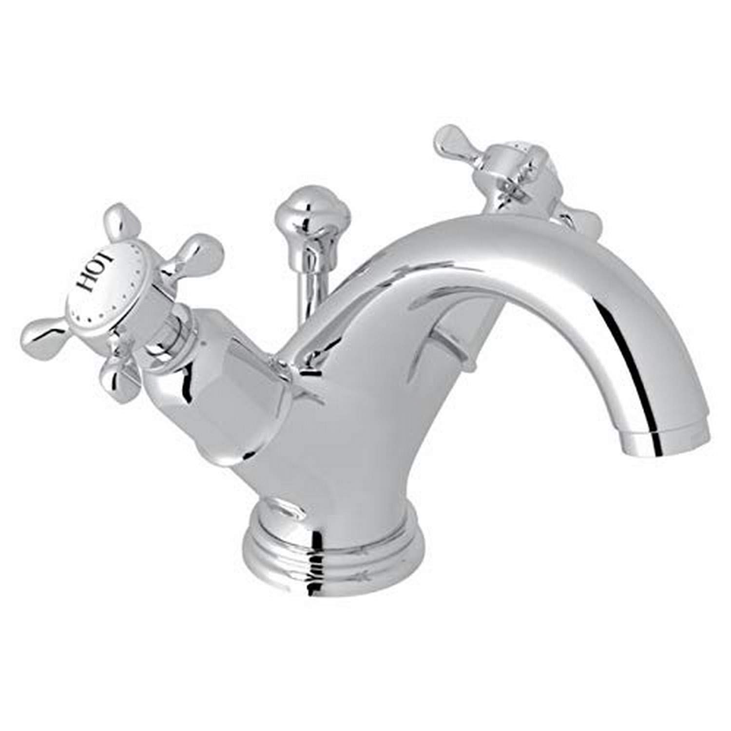 Rohl U.3626X-APC-2 Lavatory Faucet, Polished Chrome