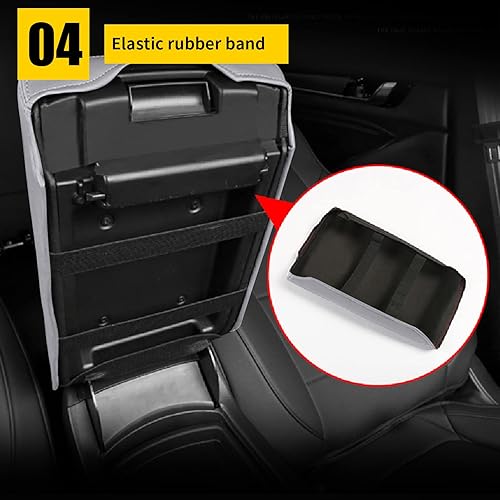 Vista 32 de AOMSAZTO Funda de consola central Honda Civic 2013 2012 para Honda Civic 2014, accesorios interiores para Honda Civic 2015, color beige