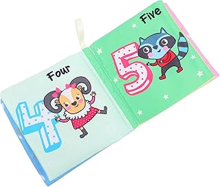 ibasenice Livro De Pano Bebê Livro Tocar E Sentir Crinkle Livro Bebê Ano Livro Livro De Aprendizagem Infantil Brinquedos Para Bebê Interativo Crinkle Book De Pêssego