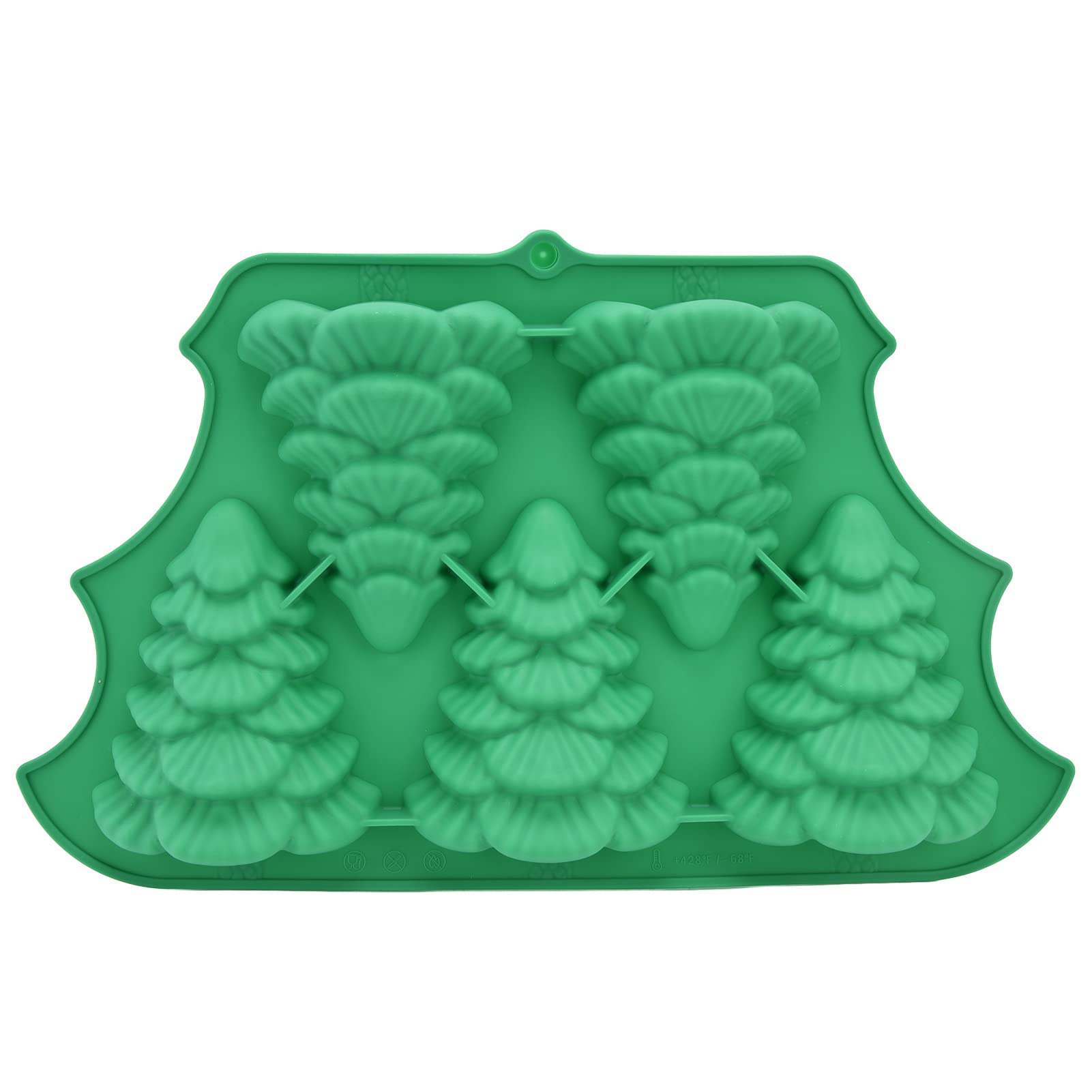 BESPORTBLE Stampo Per Torte In Silicone A Forma Di Albero Di Natale - 30x20.8 Cm Antiaderente - 3