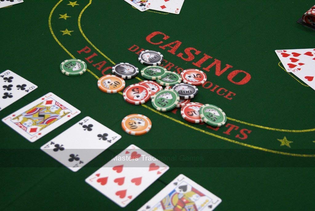 Octagonal Poker Table Top - 8 Player Folding Tabletop Poker - 125cm - Home Poker Table - Casino Games and Equipment