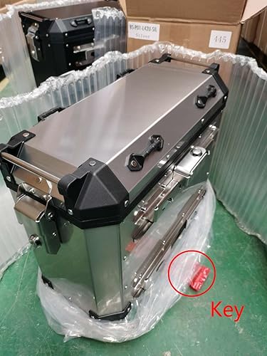 Miniatura 2 de SFriding Fundas laterales de aluminio 58L+52L para BMW F750GS  F850GS 1999-2022, caja de equipaje con soporte de montaje y cerraduras de seguridad,