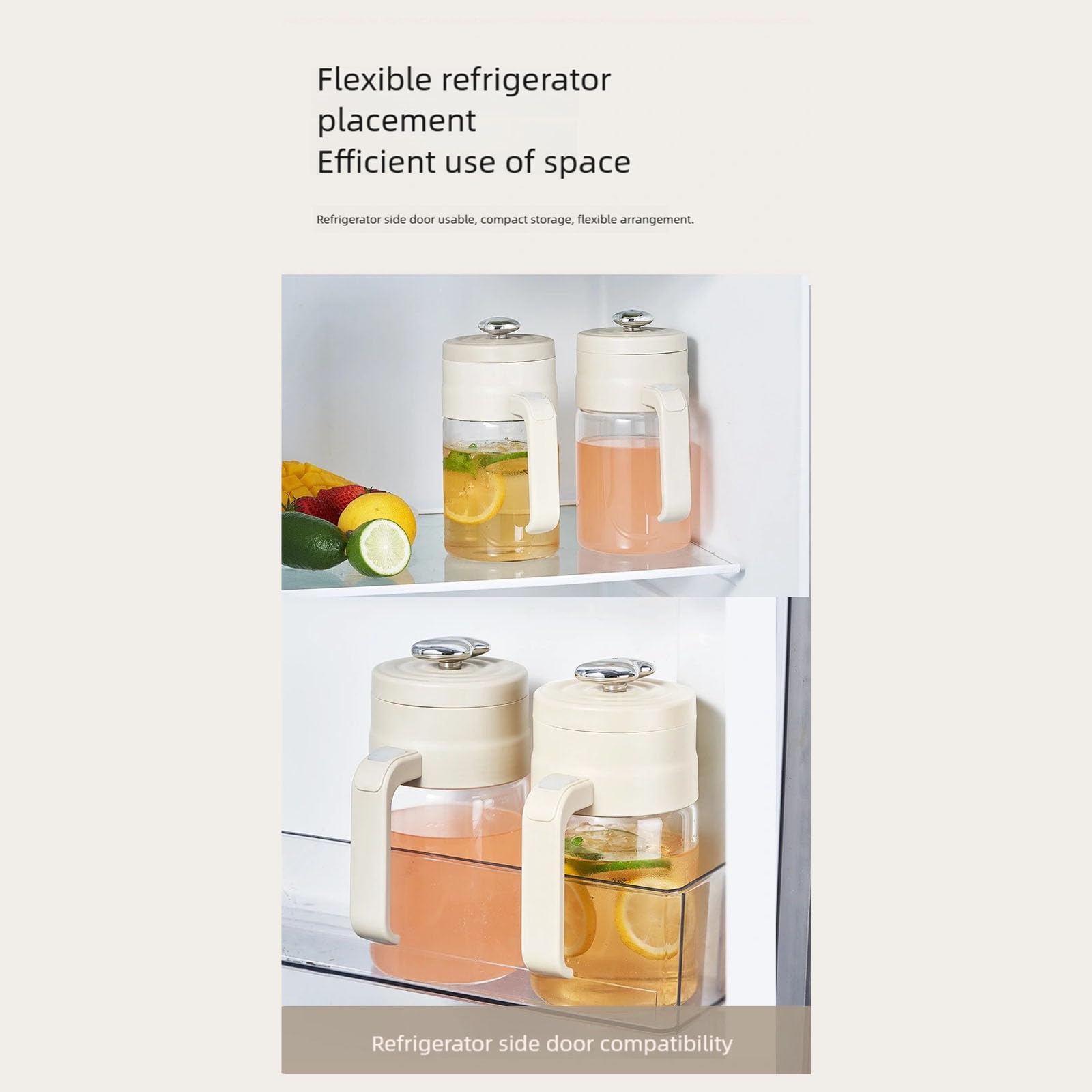 Distributore di bevande multiuso da 1500 ml con chiusura sicura in vetro ad alta temperatura per infusioni di tè e infusori per tè per feste