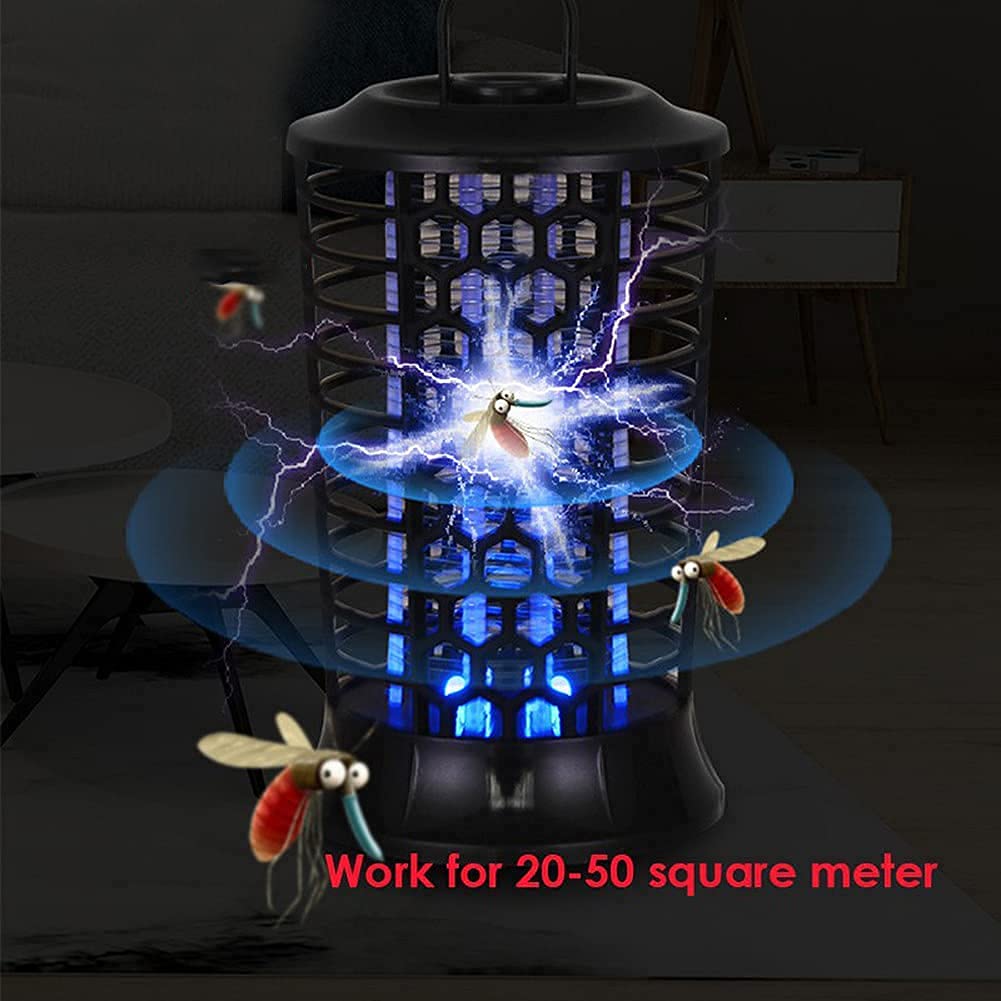 Lámpara fotocatalizadora para Matar Mosquitos, luz LED Repelente de Mosquitos USB, lámpara Trampa para Mosquitos silenciosa, antimosquitos para Sala de Estar, Cama, Cocina (USB) (Enchufe)