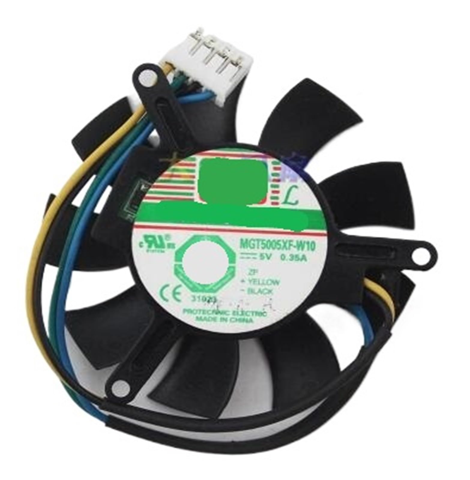 TYHUJKKL MGT5005XF-W10 5V 0.35A 4-line graphics card heat dissipation fan