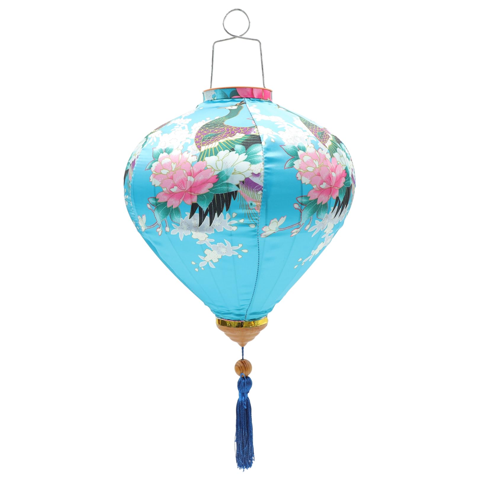 jojofuny Peacock Lantern Chinese Decorative Hanging Lantern Outdoor Party Craft Decoration for Lunar Year Celebrations