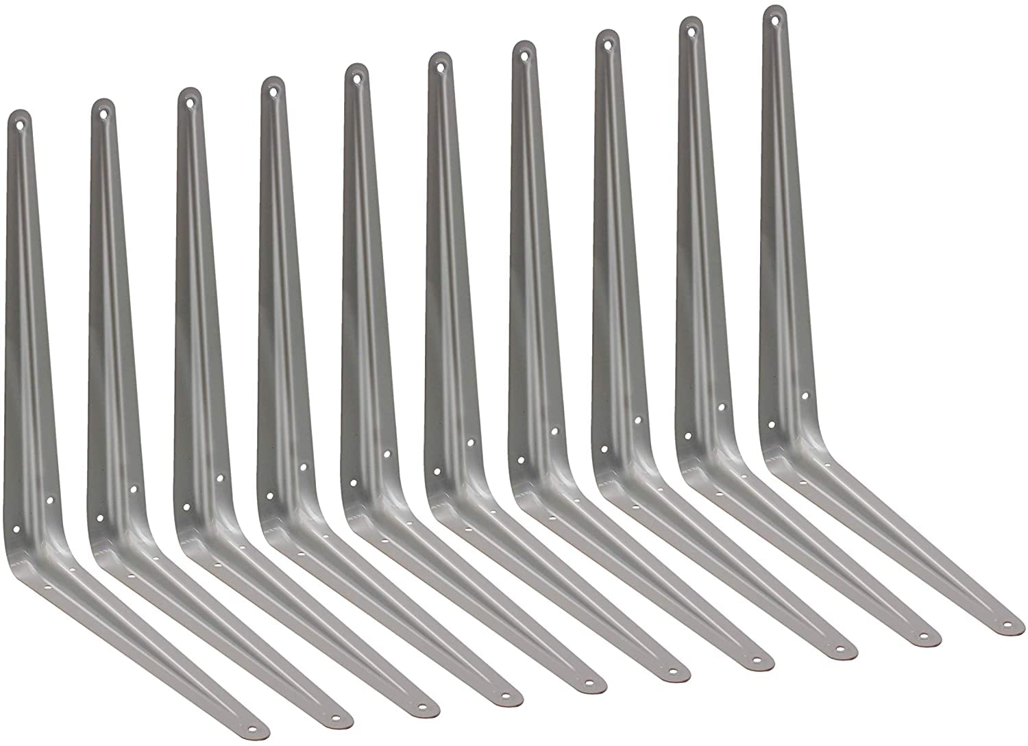 Buy TERFLondon Shelf Bracket Grey 300mm X 250mm (12 X 10 inch) Wall ed