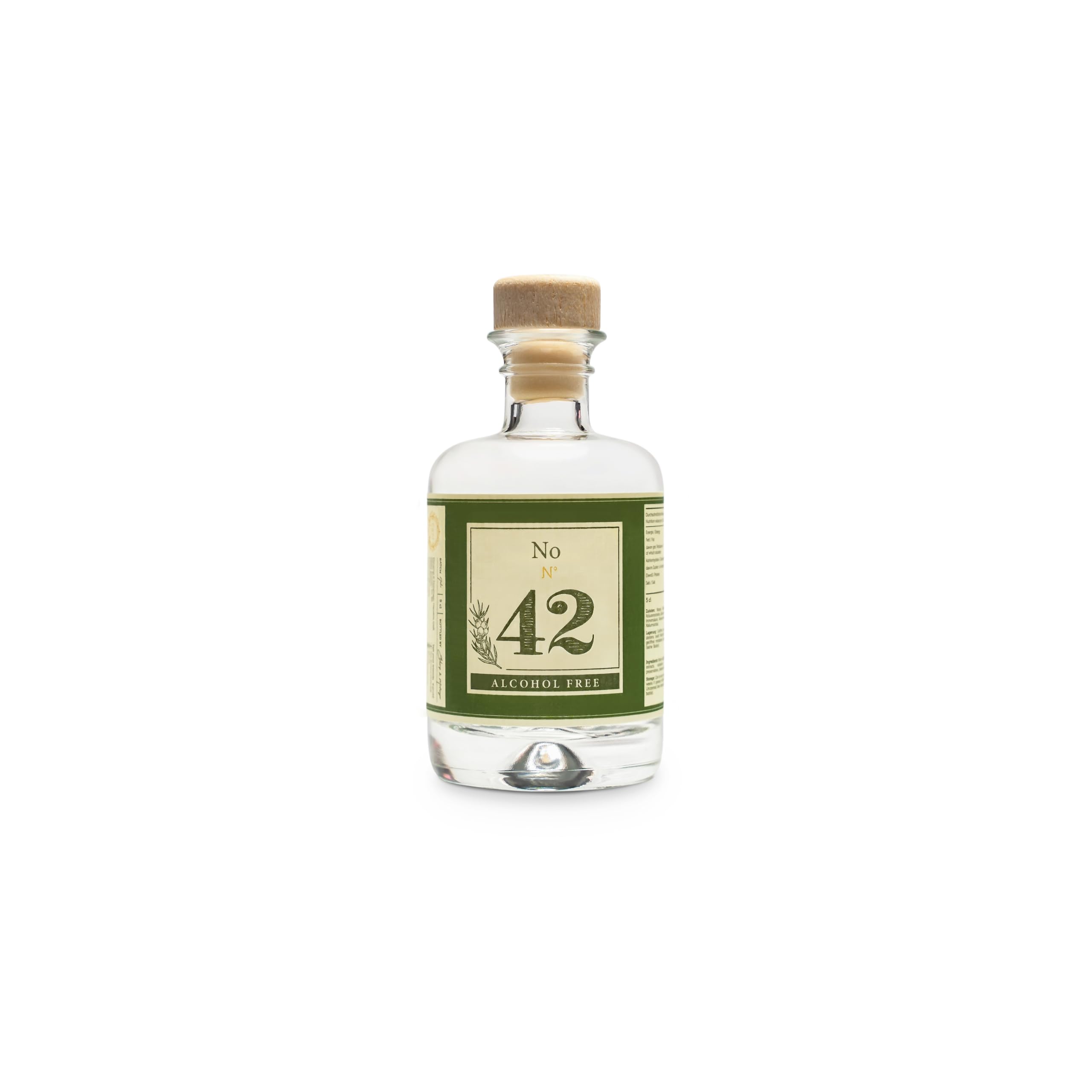 NoGin 42 | 50 ml - Miniaturflaschen l Alkoholfreie mini Alternative in kleinen Flaschen | Zuckerfrei | Geschenkidee | Mini Gin Flaschen