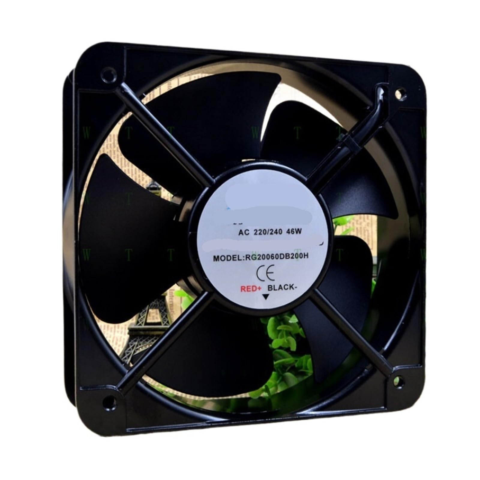 YMUGUEGH RG20060DB200H 20060 220 / 240V 46W 20CM cooling fan