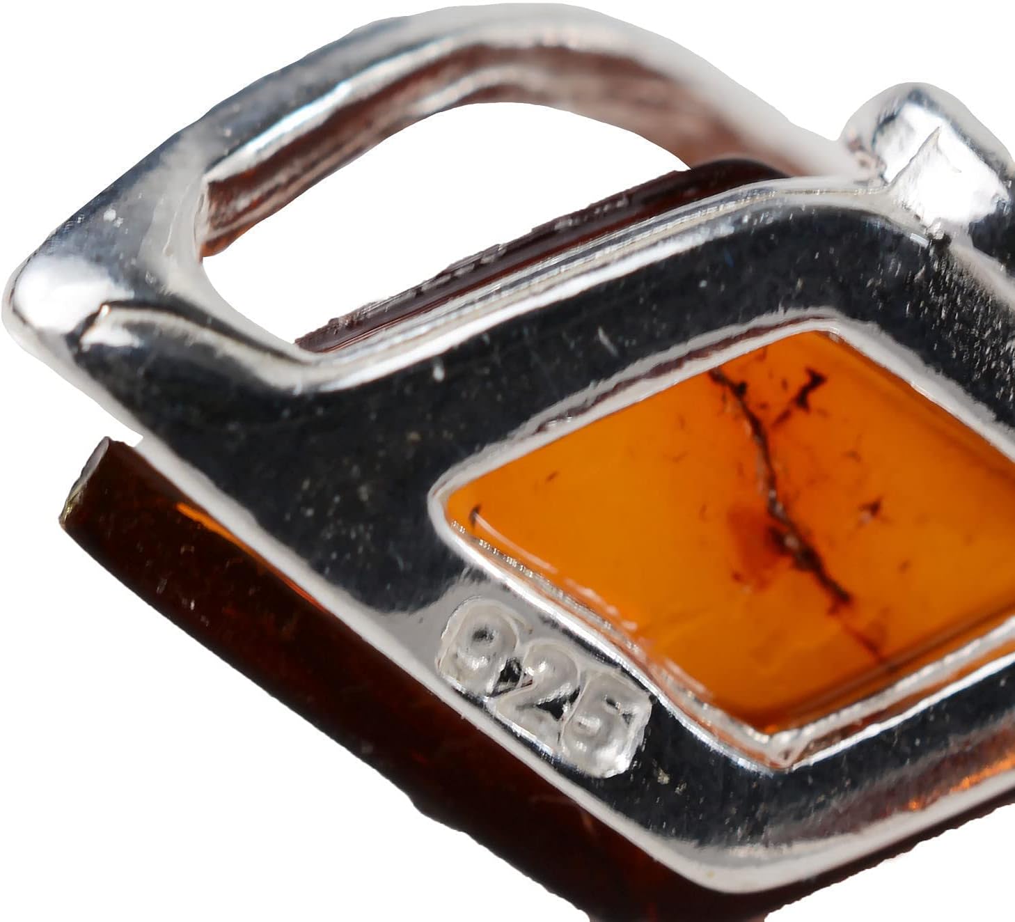 Amber Jewelry for Women - Sterling Silver and Baltic Honey Amber Earrings - Dangle Earrings for Pierced Ears - Sterling Silver Jewelry Collection