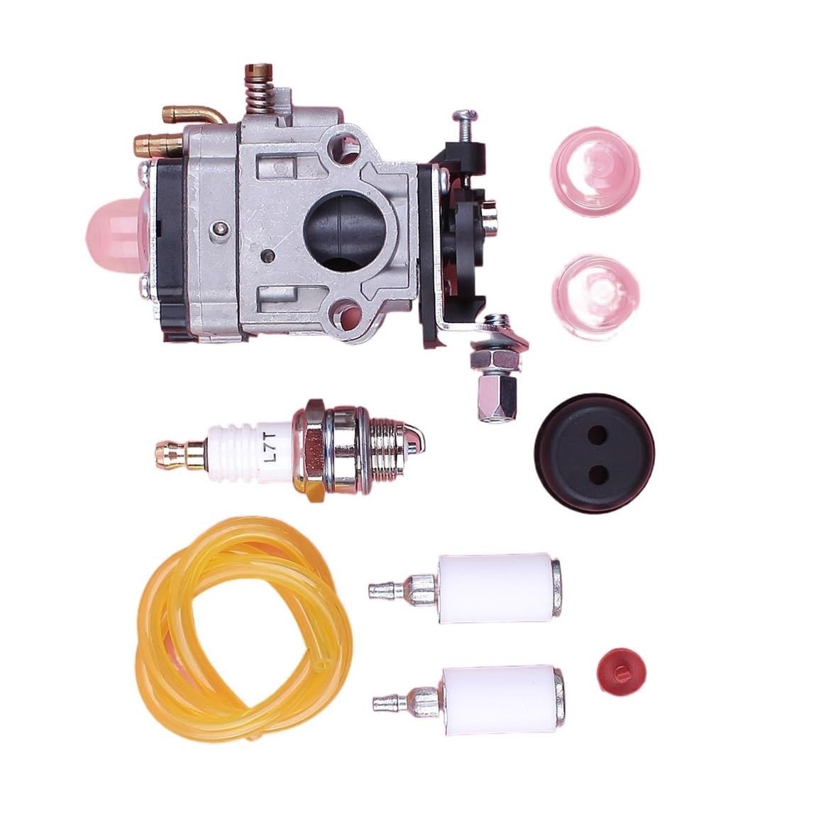 Kit de verificación de Bombilla de imprimación de línea de Filtro de Combustible de carburador Apto for Piezas de Herramientas de jardín de Motor de 43cc 49cc 4300 4900