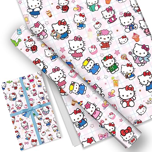 EYQQM 5 Pack Kraft Gift Wrapping Paper Sheets 20 x 30 Inch for Gifts