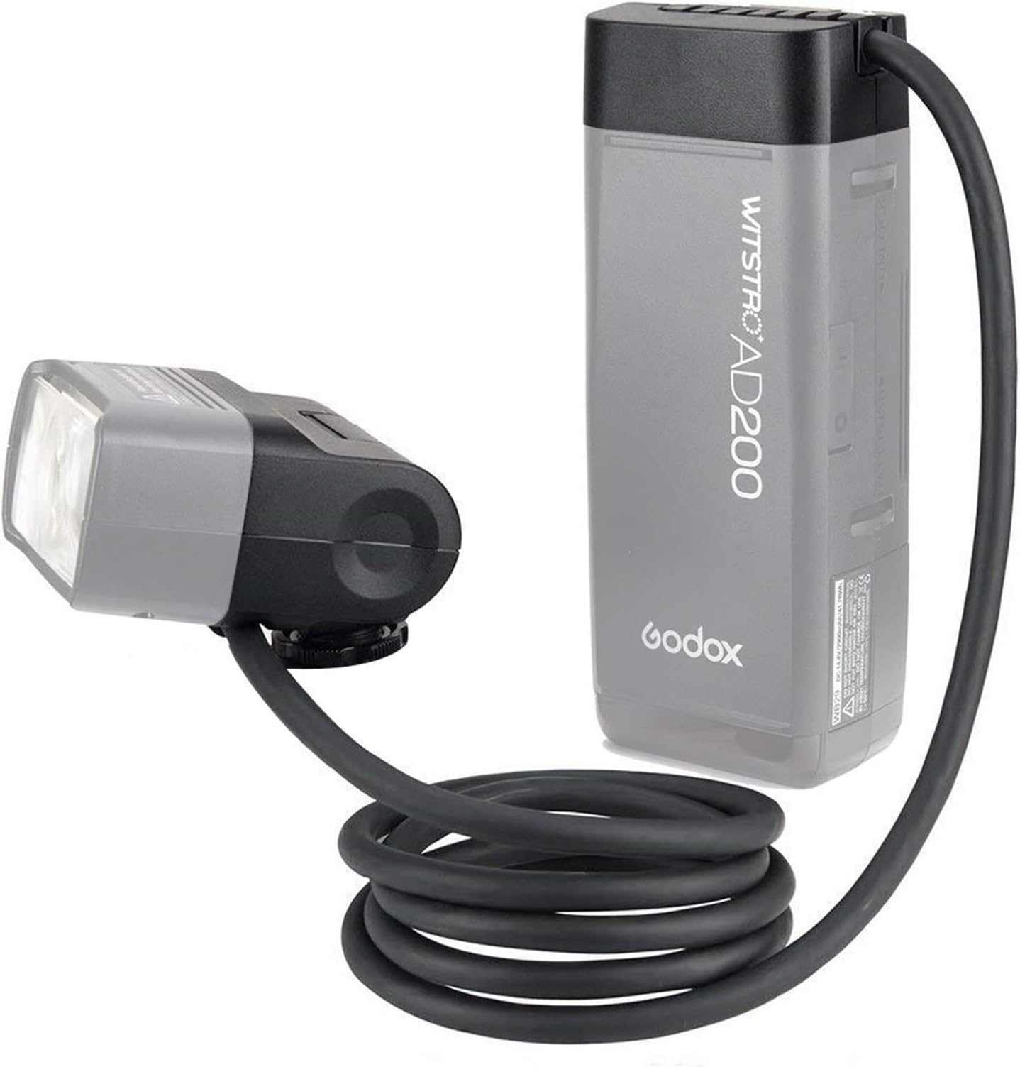 Godox EC200 Extender AD200 Separation Extender Flash Head with 2M Cable Portable Off-Camera Light Lamp for Godox AD200 Speedlite Flash
