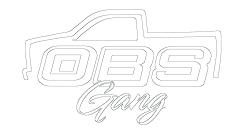 OBS Gang VINYL DECAL Sticker TRUCK Diesel 150 Lifted Body Lowered Hated Turbo V2
