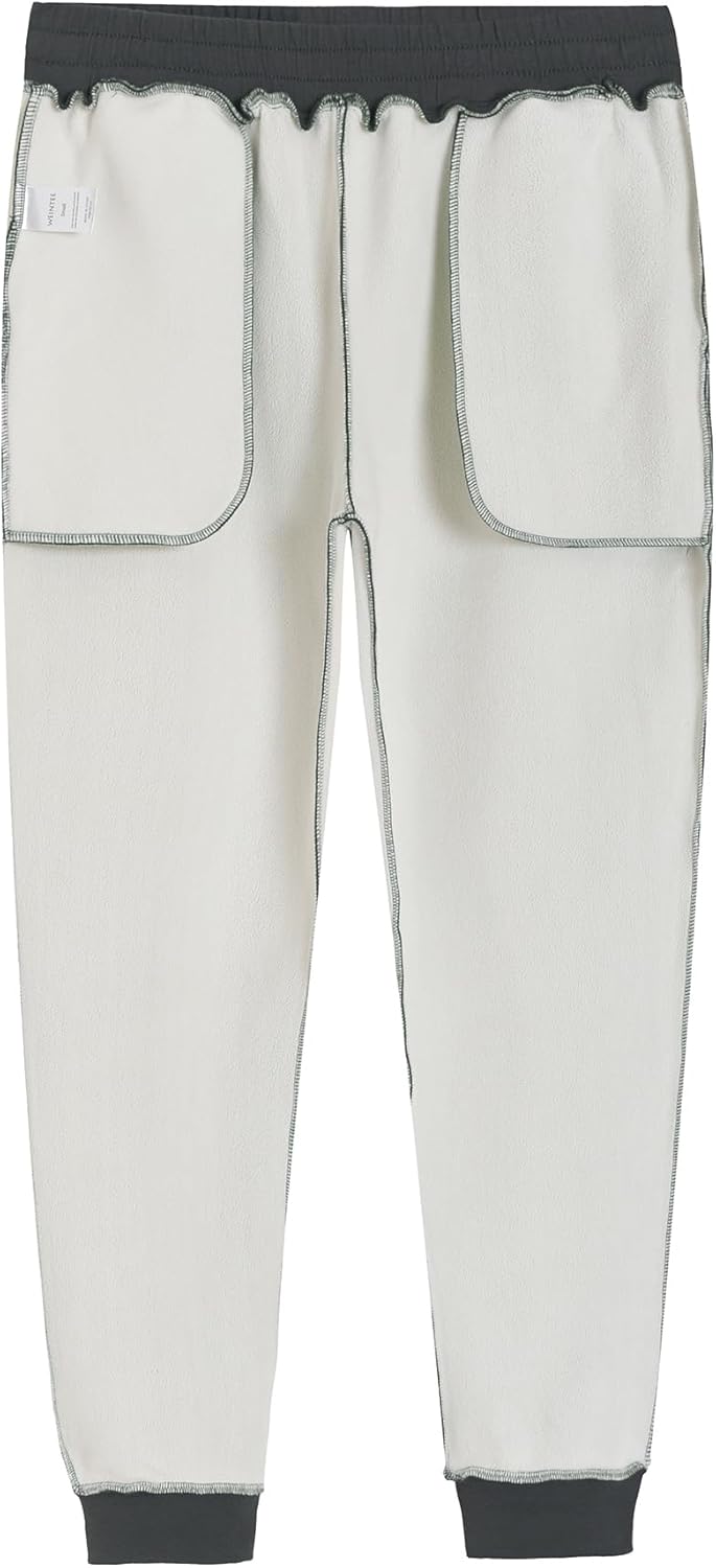 Weintee Men's 34" Inseam Tall Fleece Pants Sherpa Lined Sweatpants for Winter - Image 5