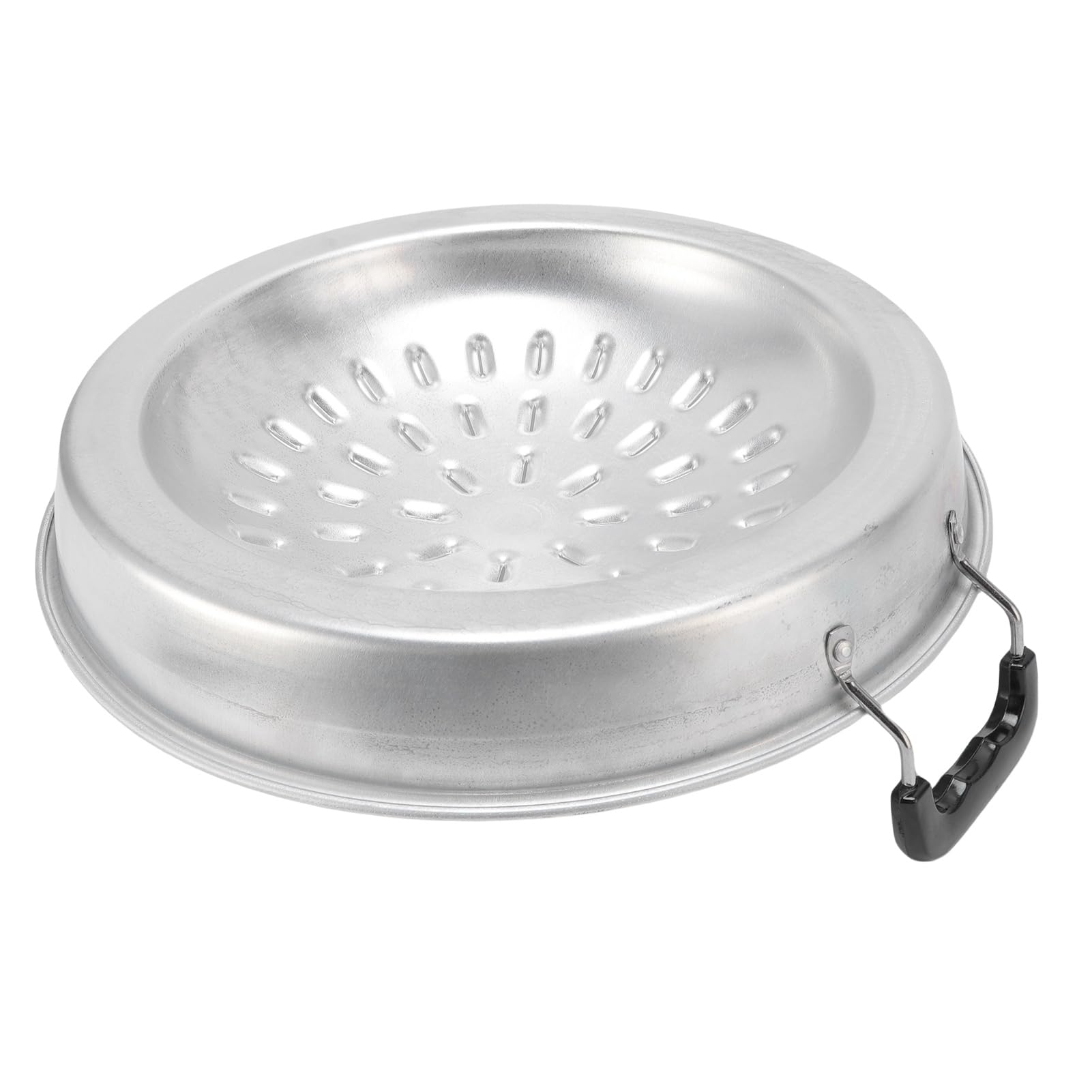 Poêle à griller hot pot 2 en 1 en aluminium de 35cm couleur d'origine