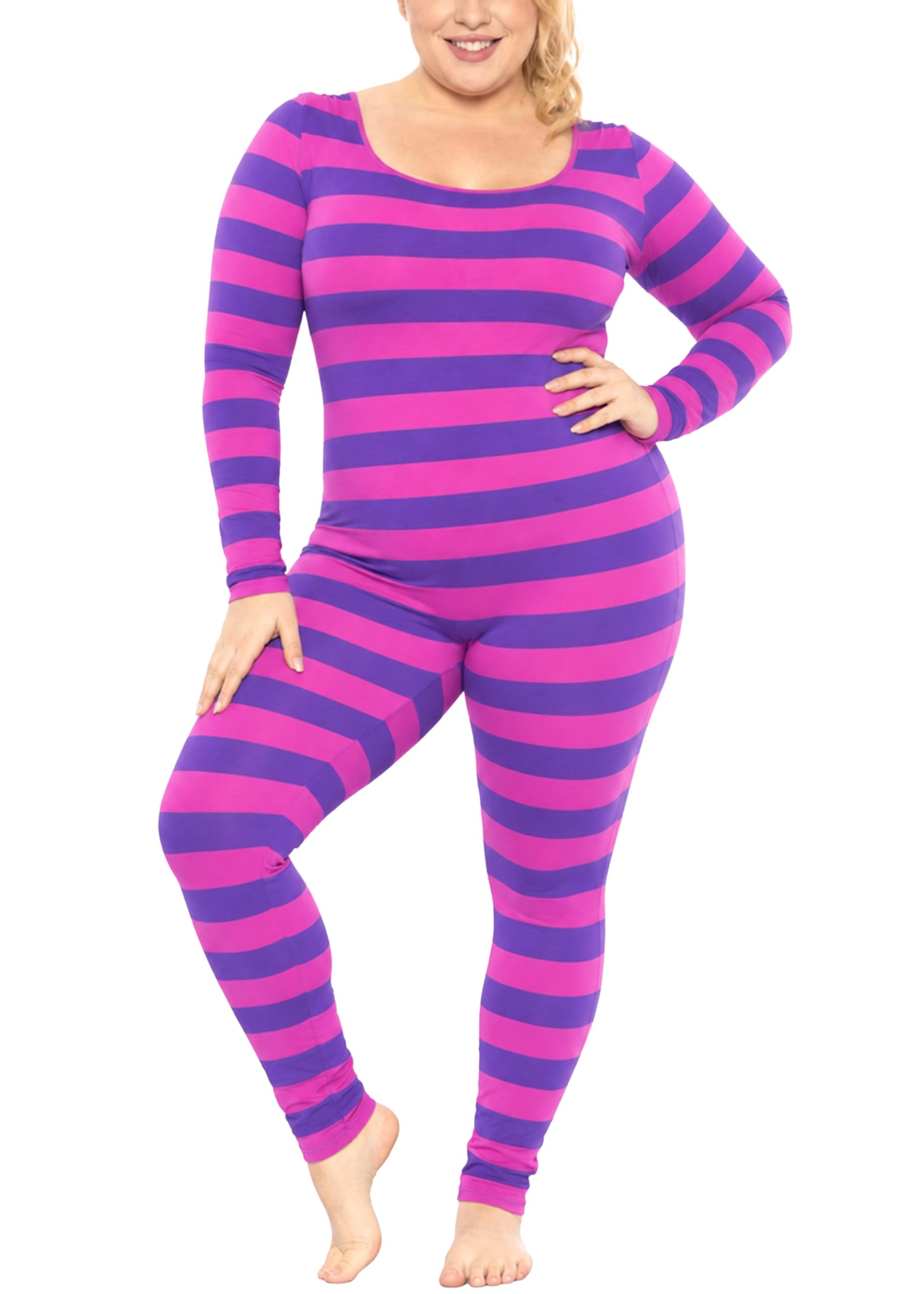 STRETCH IS COMFORT Women's Plus Size Teamwear Cotton Tank Unitard