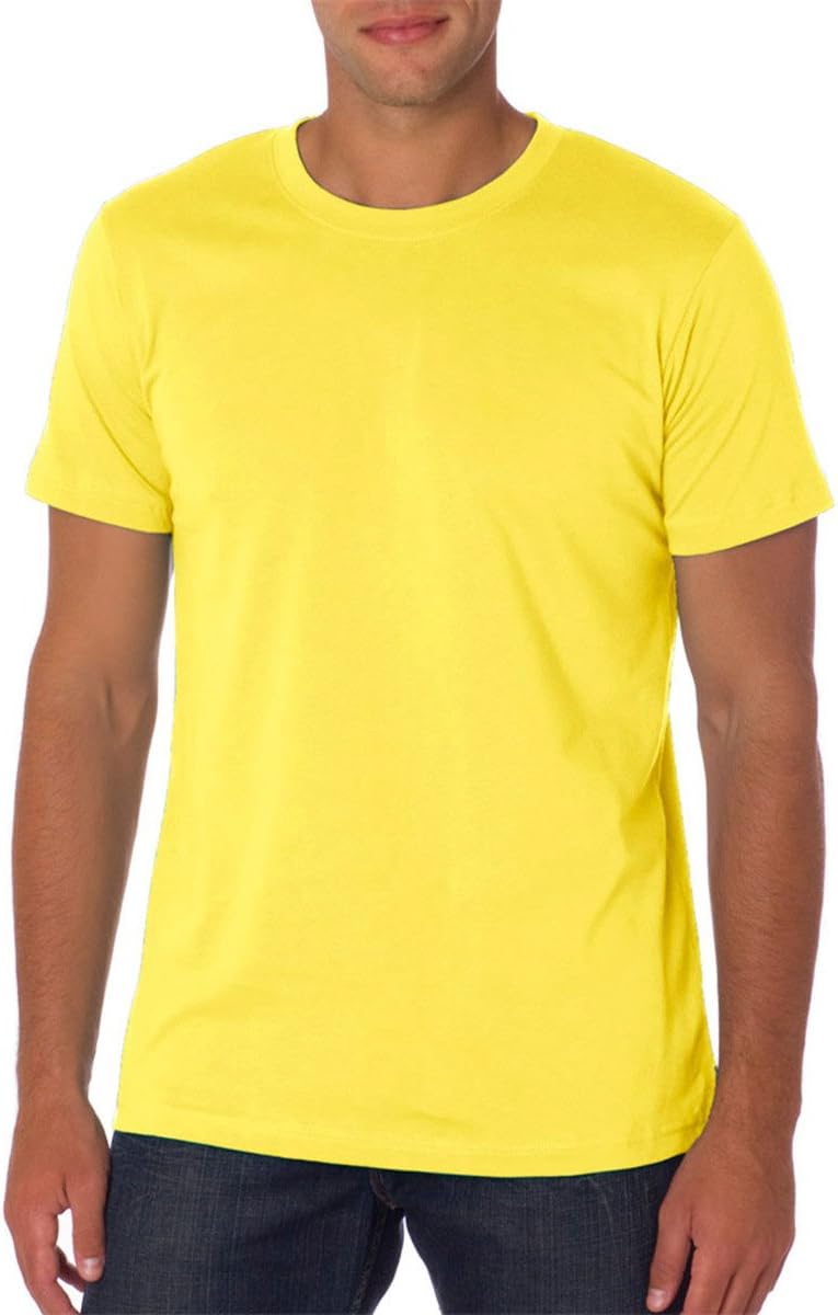 BELLA+CANVAS Unisex Jersey Short Sleeve Tee, Yellow, Medium