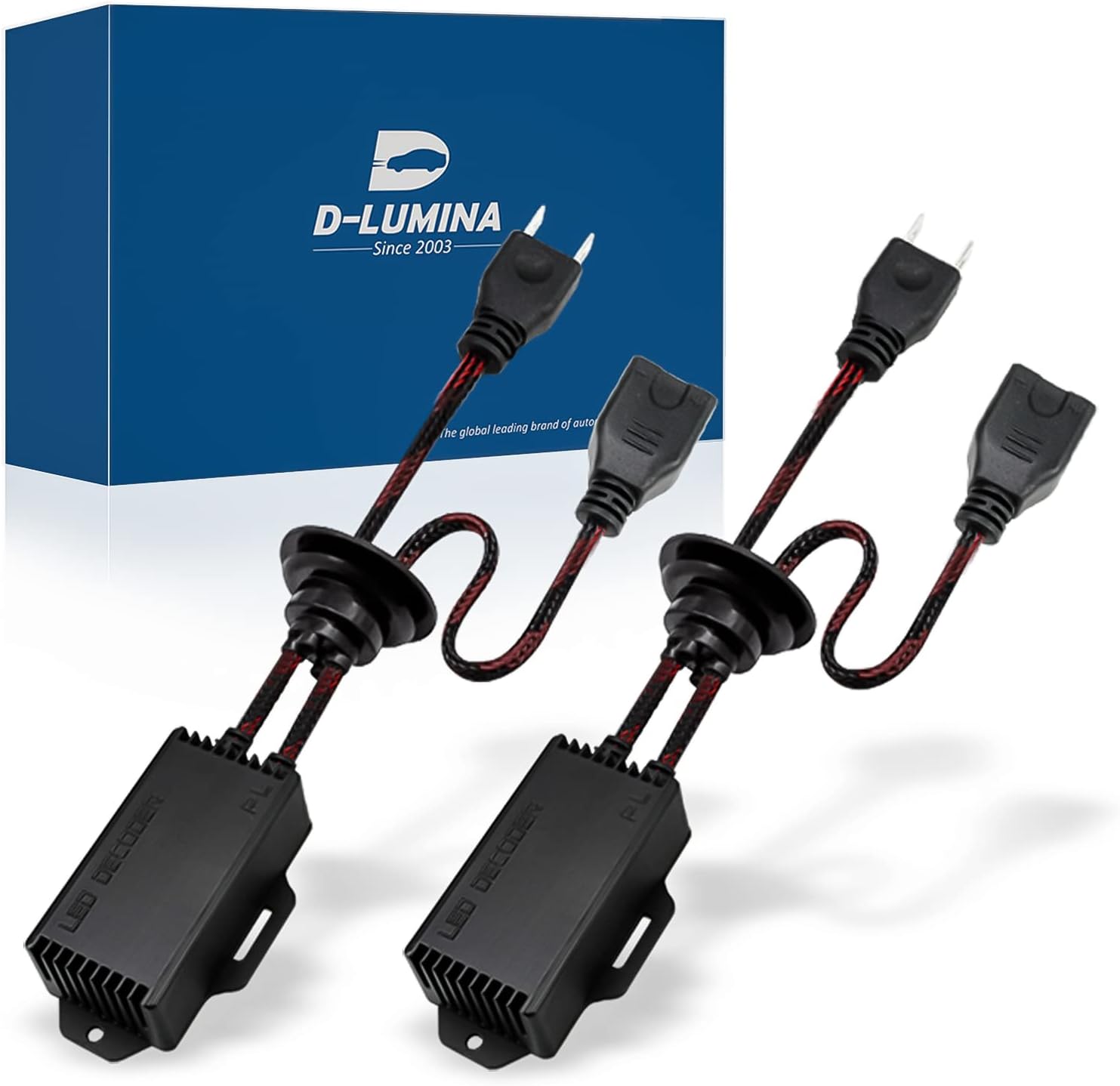 D-Lumina Decodificadores para faros delanteros LED H7, decodificador LED completo con cancelación de errores, cancelador de advertencia de computadora, paquete de 2
