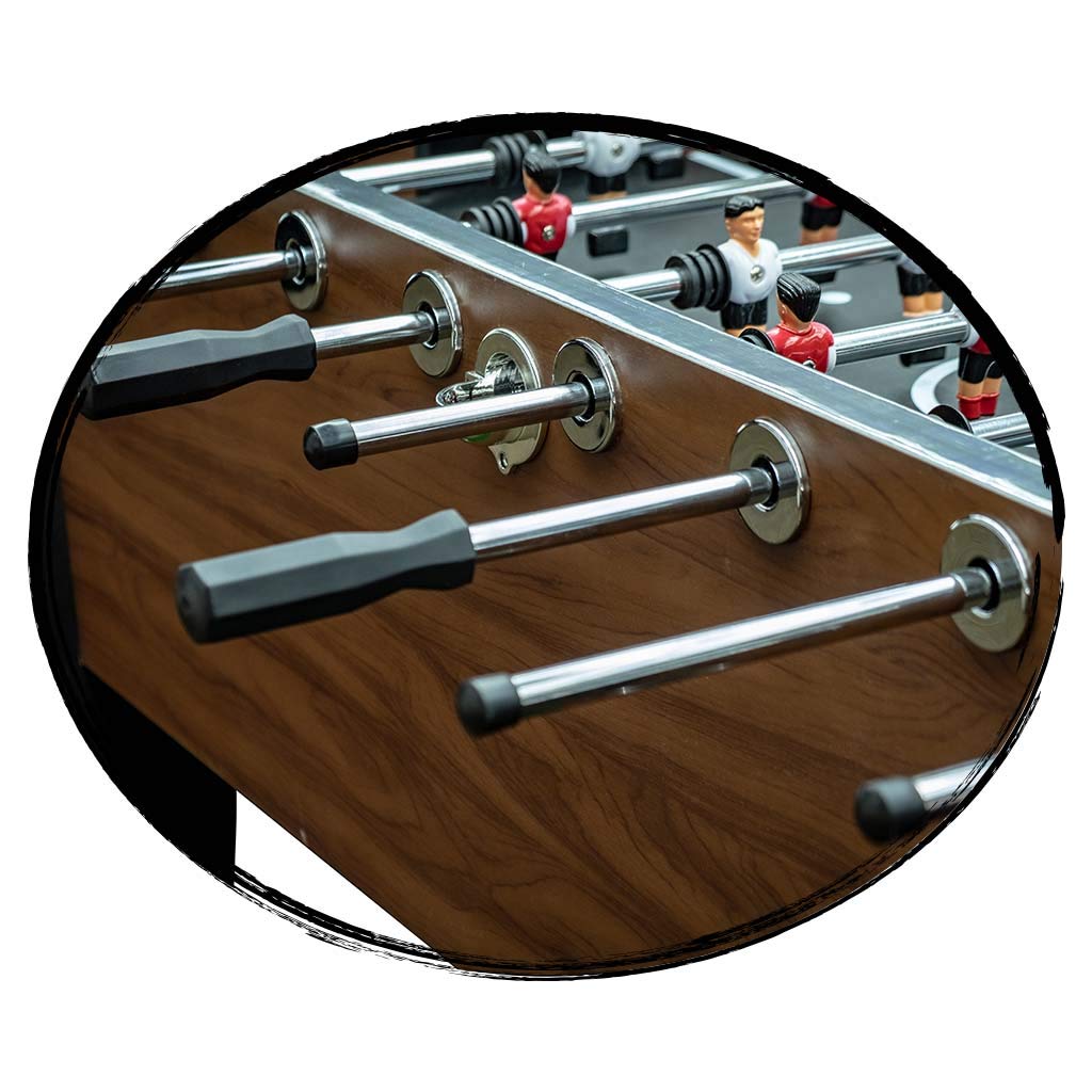 Carromco 05503 Tischkicker Royal-XT großer robuster Kicker für Erwachsene und Kinder