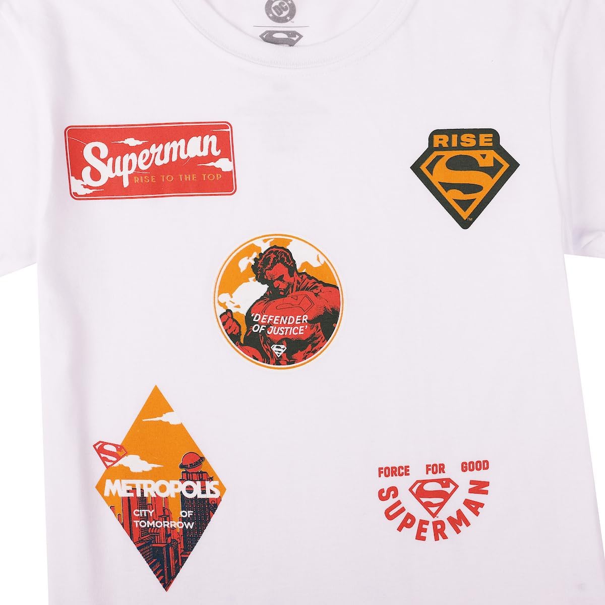 Bioworld Superman Lightning Boy’s 3-Pack Crew Neck Short Sleeve T-Shirt Set - Image 5