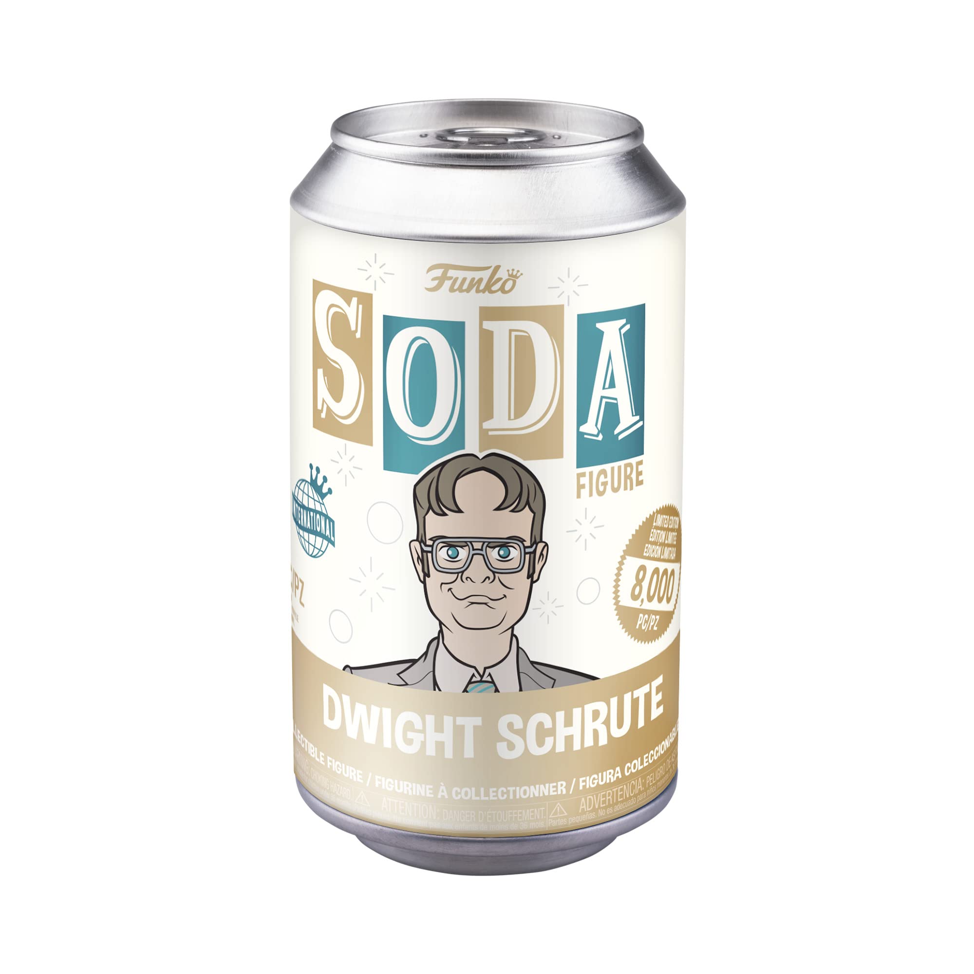 Funko Vinyl SODA: the Office - Dwight Schrute - 1/6 Odds for Rare Chase  Variant - (Styles May
