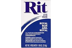 RIT Dye Powder: Transform Fabrics with Royal Blue Hues