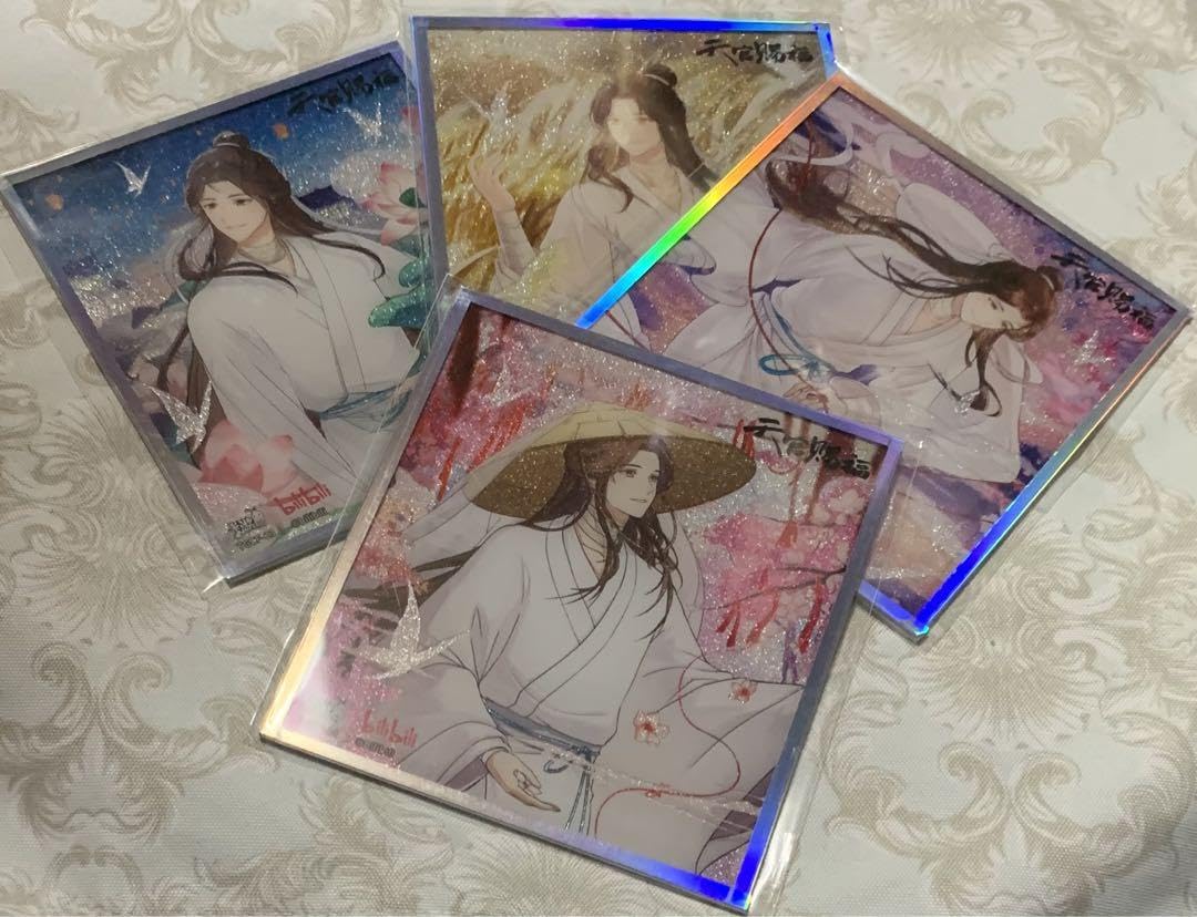 Amazon.co.jp: 天官賜福 花語怜蝶シリーズ アクリル色紙 謝憐 4