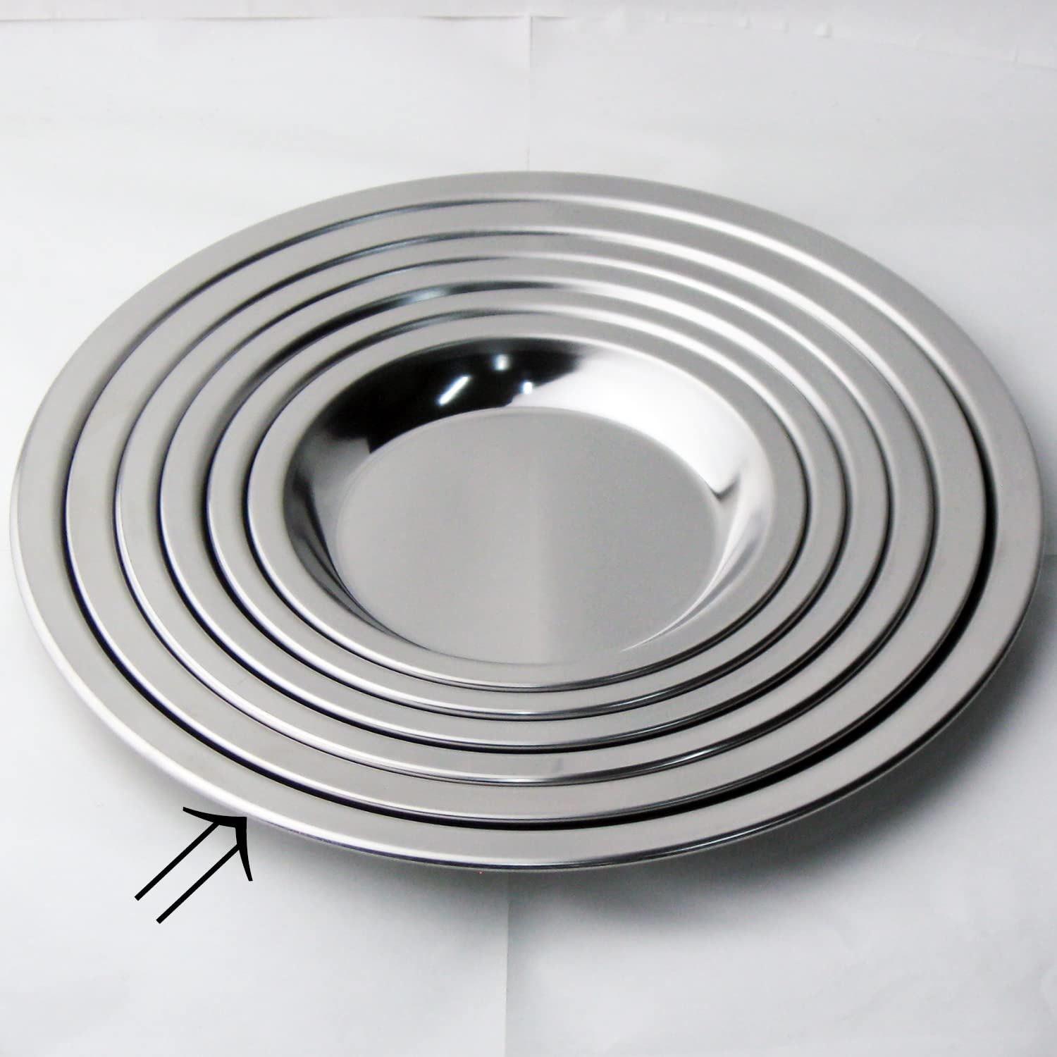 Amazon｜ナガオ 燕三条 丸型 下ごしらえ用ステンレストレー 23.2cm