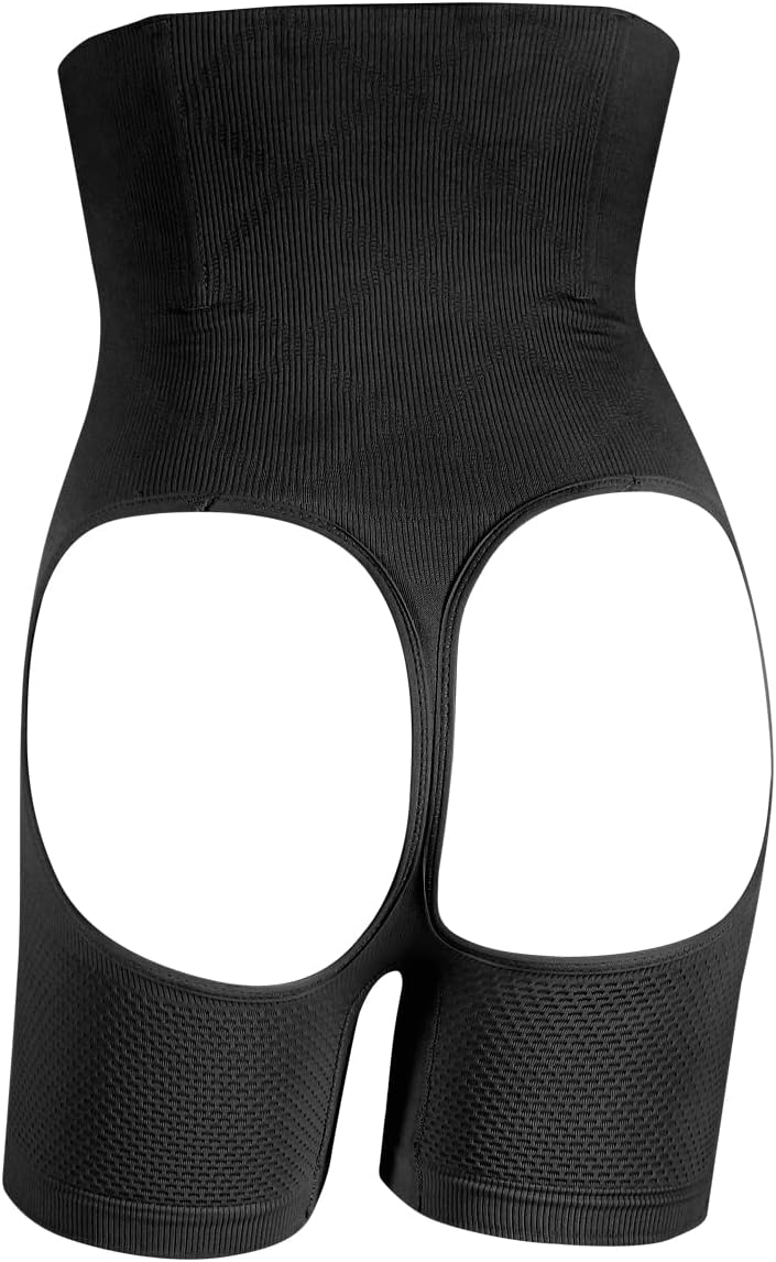 Finlin High Waisted Body Shaper Shorts Shapewear for Women Tummy Control Waist Trainer Butt Lifter Thigh Slimming
