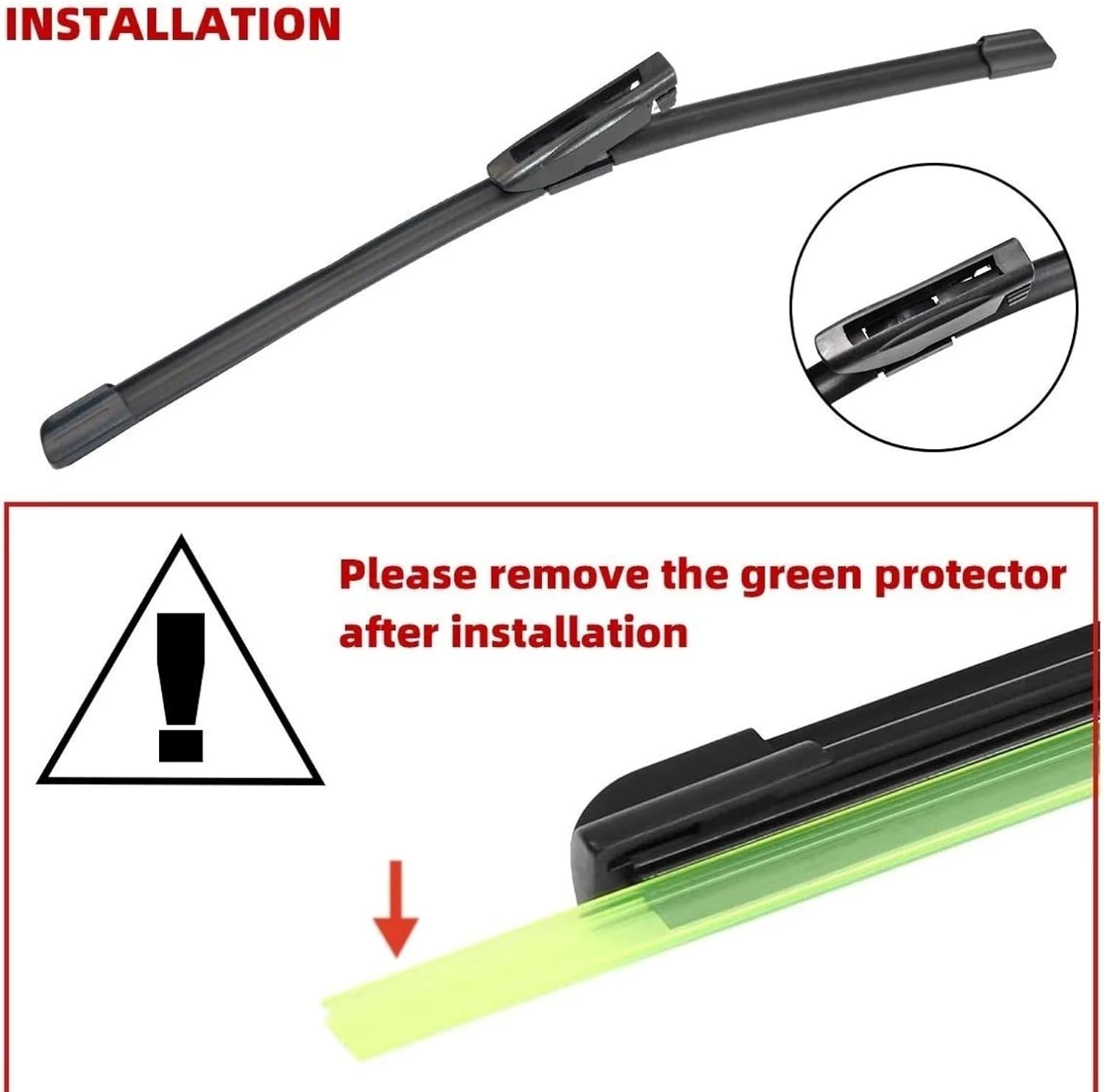 Wiper Refills For Lada For Xray 2015 2016 2017 2018 2019 2020 Front Wiper 26"+14"