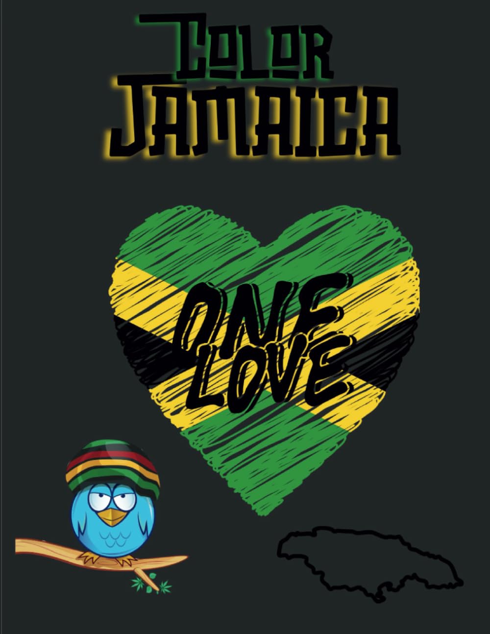 Jamaica coloring book w/ trivia for all ages: Fun Jamaica coloring pages with Jamaican trivia for ages 10+