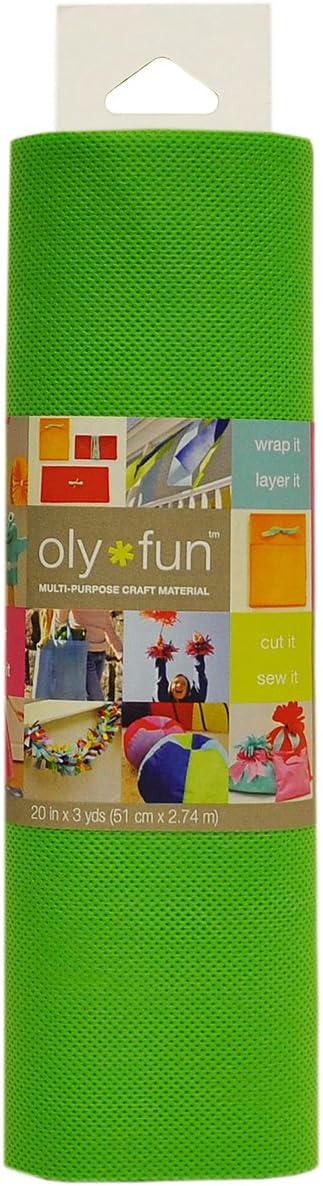Fairfield OLY Fun Multi-Purpose 20-Inch Craft Material, 3-Yard, Kiwi
