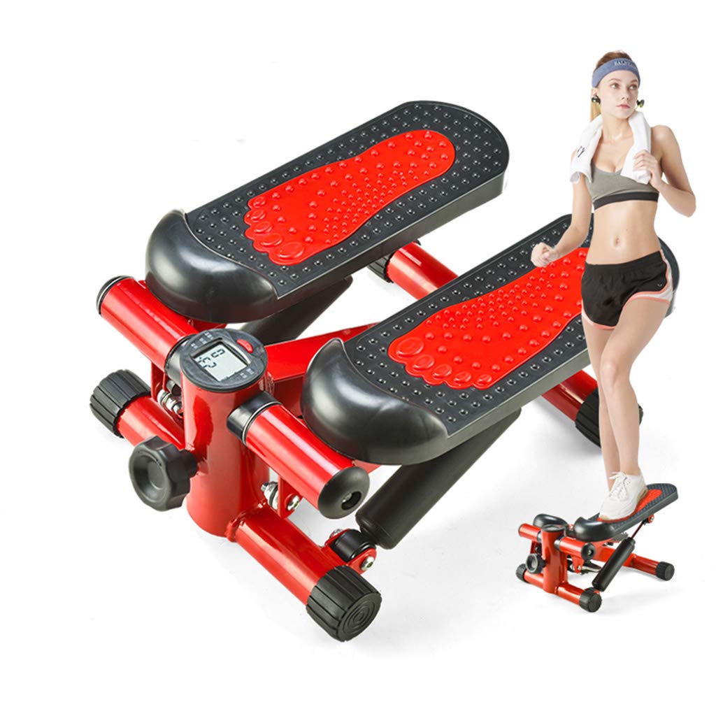 GKJHTED Stepper Home in-Situ Foot Climbing Machine, Multi-Function Stovepipe Machine Fitness Equipment, Free Installation, Mute,