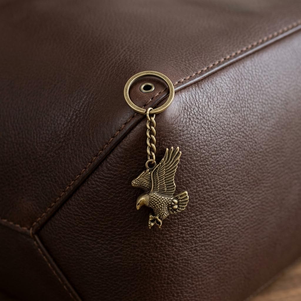Animal Keychain – Eagle Keychains Bag Charms for Women with Detailed Feathers and Claw Decorations, Bird Key Chains Gifts for Adventure Lovers, Zookeeper, Girls, Boys and Ornithologist image 5