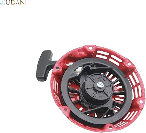 Miniatura 3 de Conjunto de arranque de tracción rojo GX160 con cuerda de arranque de retroceso compatible con Honda GX200 y GX120 - Kit de cable de repuesto