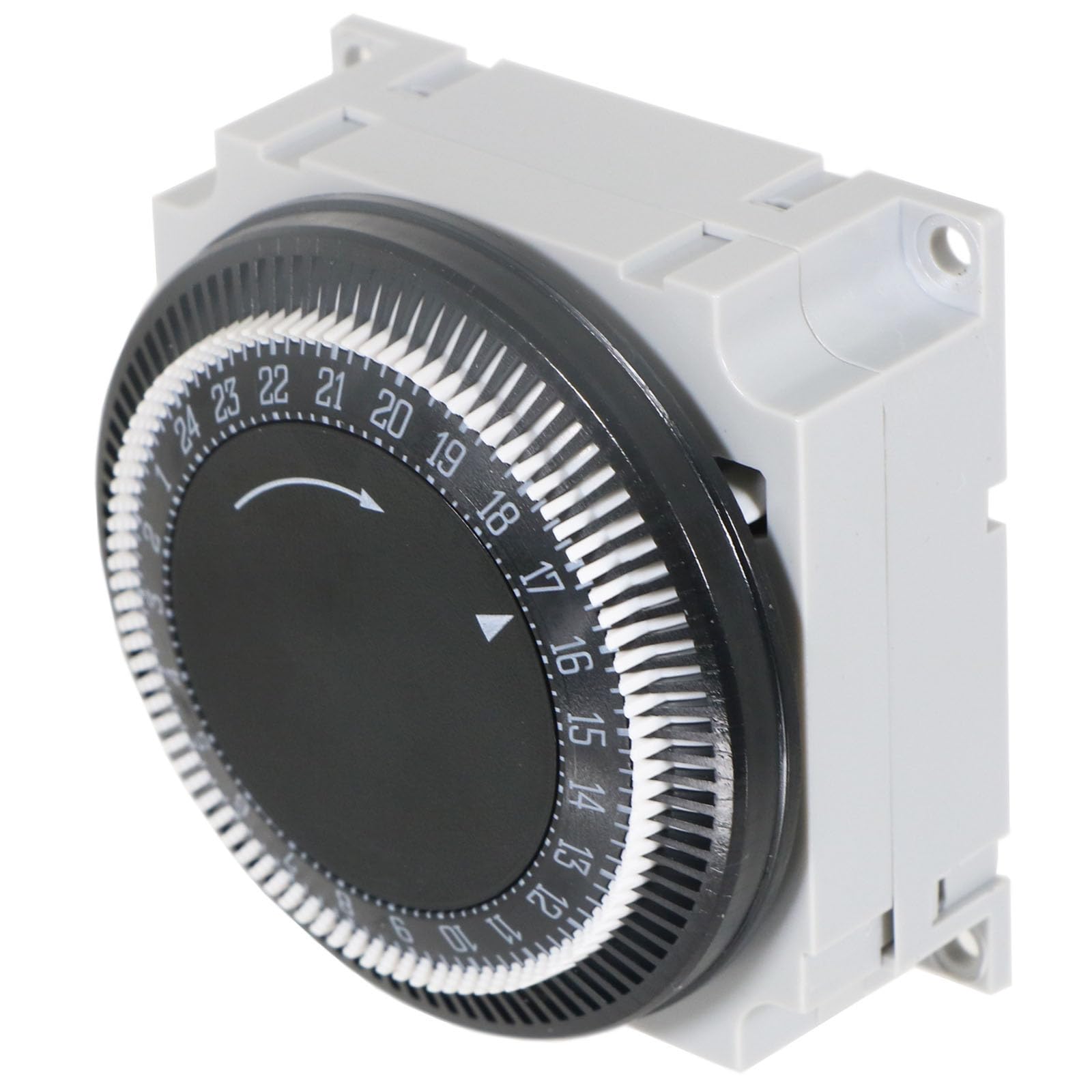 SPARES2GO 24 Hour Synchronous Time Switch Module, 230 V, (Black/White)