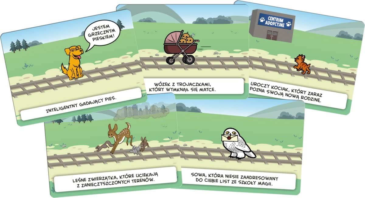 Dylemat Wagonika Towarzyska Gra Planszowa Imprezowa Obrazkowa Polska Wersja Polish Edition Rebel - Image 2
