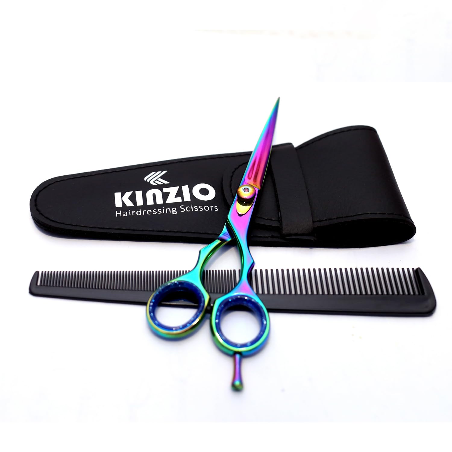 Forbici da parrucchiere KINZIO Forbici affilate di alta qualità in acciaio inossidabile per taglio dei capelli Ideali per parrucchieri Barbieri Uomini e donne (6.5")