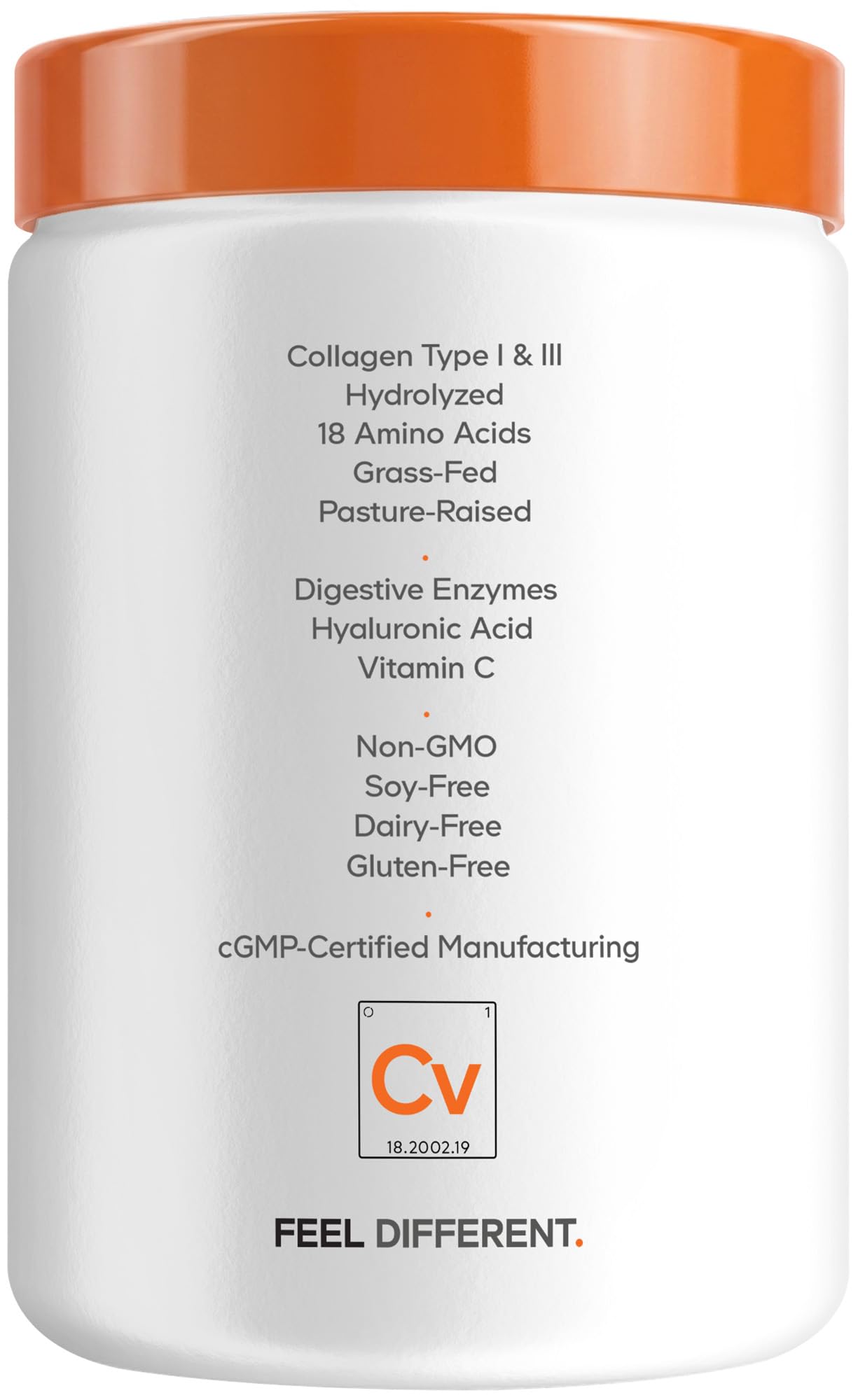 Codeage Collagen Peptides Powder, Vitamin C, Hyaluronic Acid, 10 oz — Amazon image 9